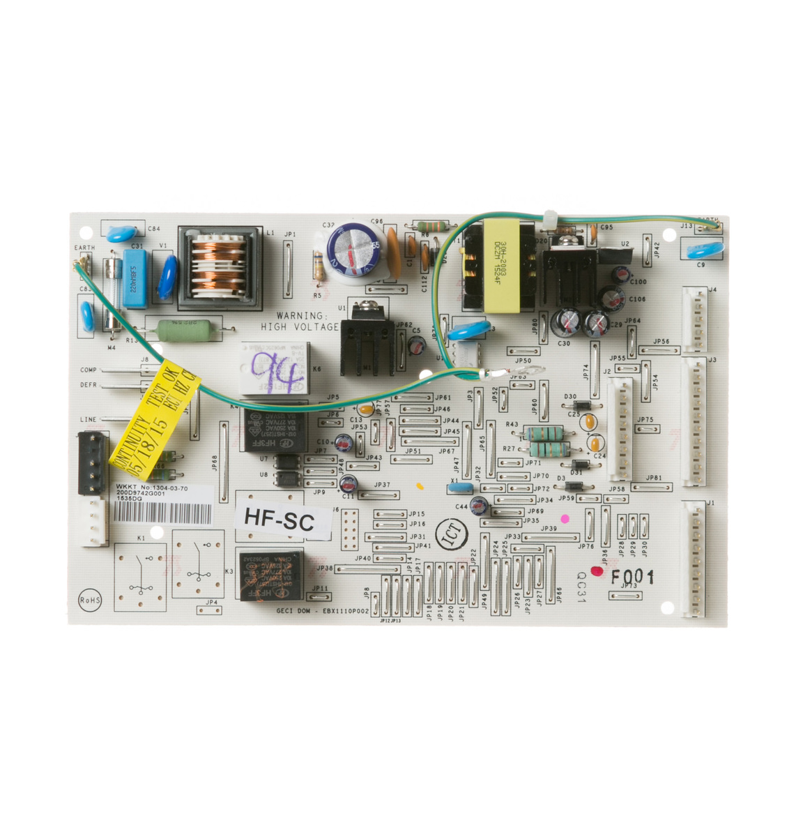 WR01F00230 - Genuine OEM GE Refrigerator Main Control Board